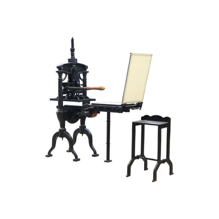 YJ-09A  Antique iron printing press