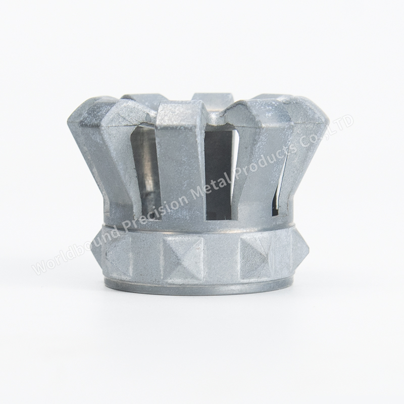 precision aluminum die casting crown shape perfume cap Casting Parts Manufacturer Customized factory