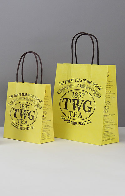 TWG tea packaging box gift bag supplier