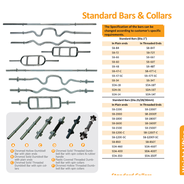 Standard Bars