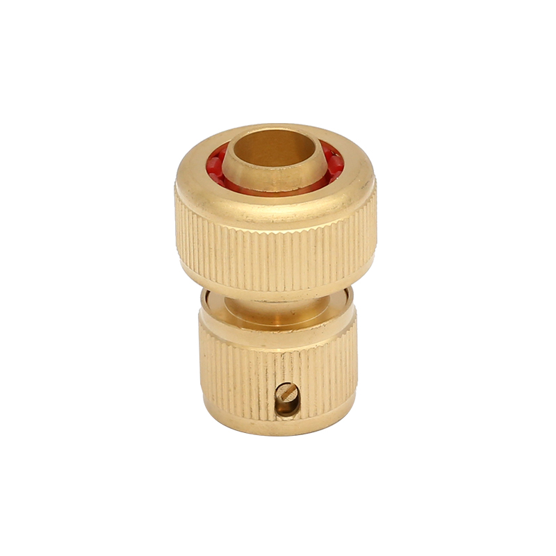 3/4”Brass Hose Quick Connector with water stop