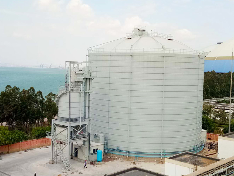 The steel silo project of China Energy Group in Quanzhou