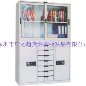 Seven file cabinets