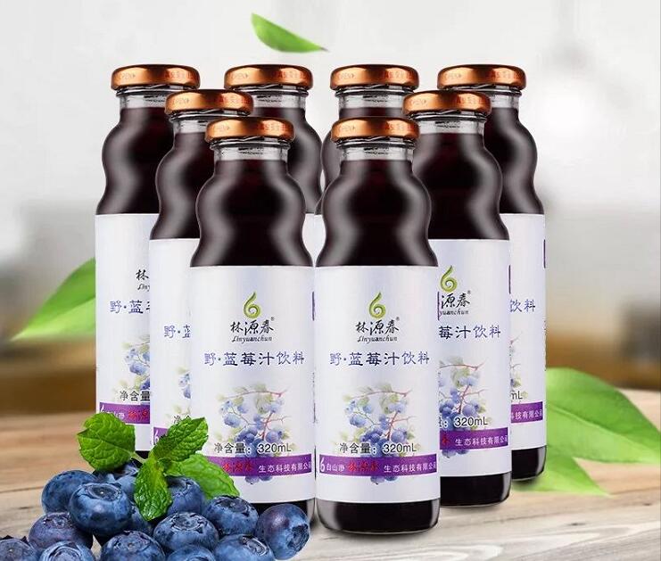强烈推荐丨好喝又健康的林源春蓝莓汁饮料~