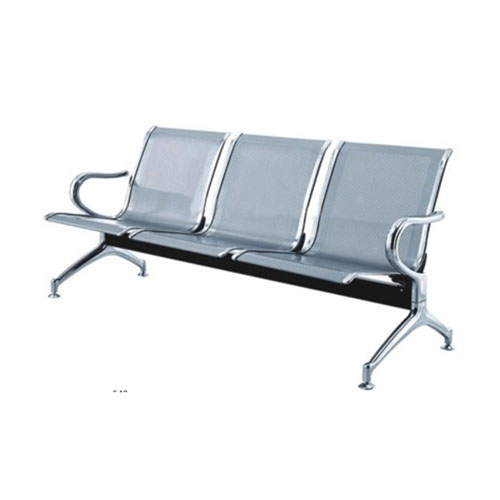 GL-074 不锈钢三人候诊椅