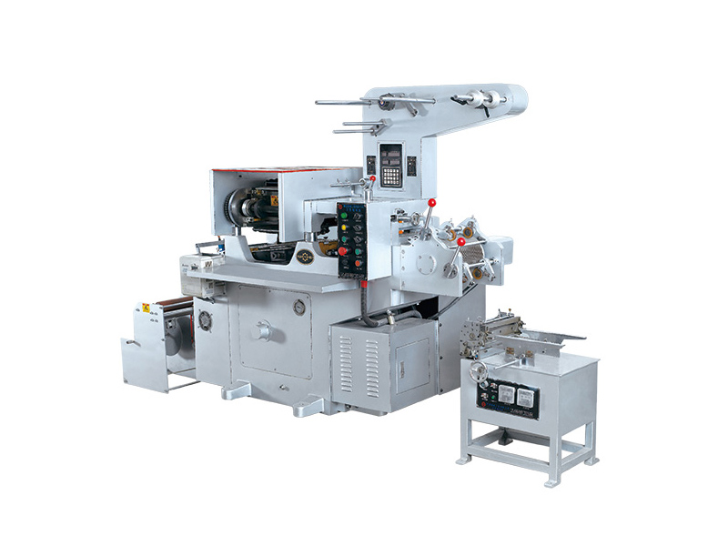 CNC oblique pressure type adhesive label printing press