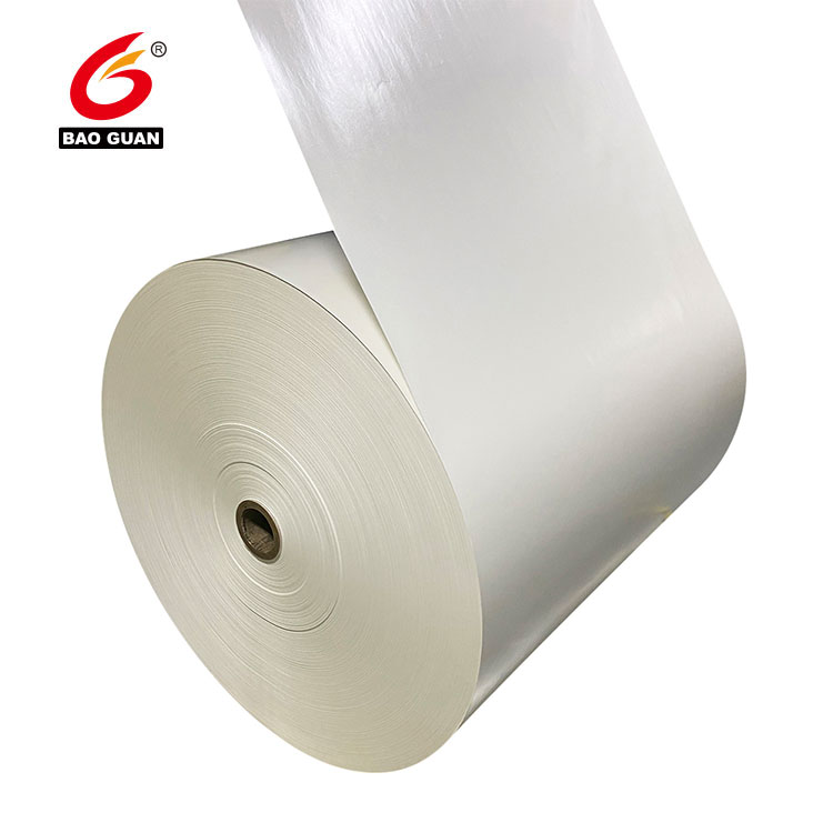白色离型纸 White PE silicone coated release paper1 (2）