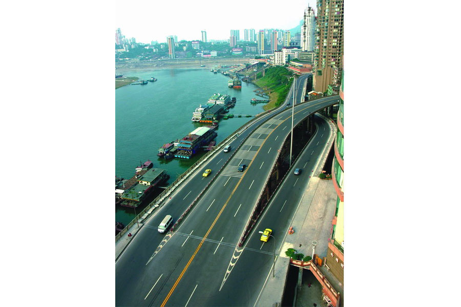 重庆嘉陵江千厮门高架桥