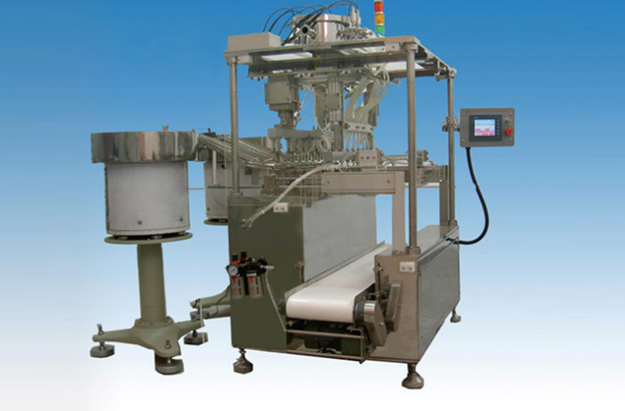 Automatic computerized filling and sealing machine for PVC infusion bag JDGF-D