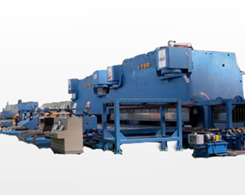 Cutting and bending production line