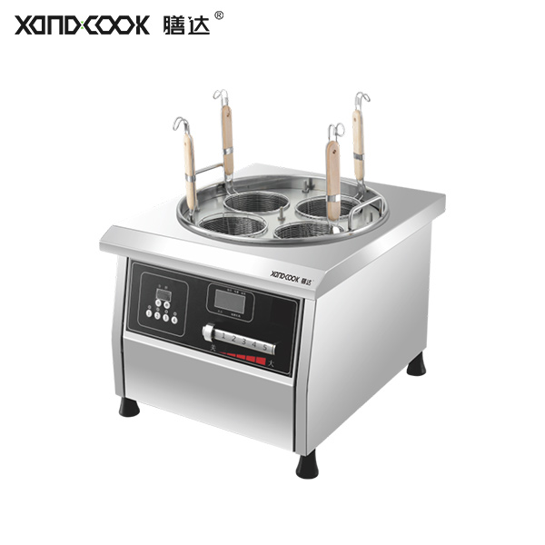 Intelligent lifting noodle cooking furnace