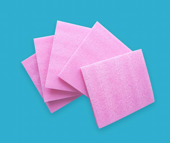 粉色防靜電珍珠棉板材