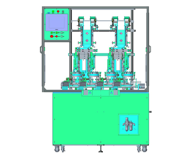 Four-station single-needle inner winding machine (for thick wire diameter)