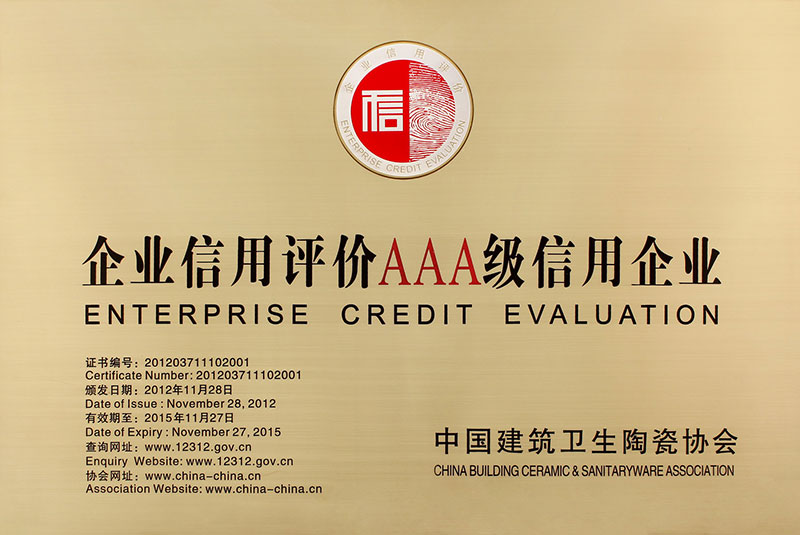Enterprise Credit Evaluation AAA credit enterprise