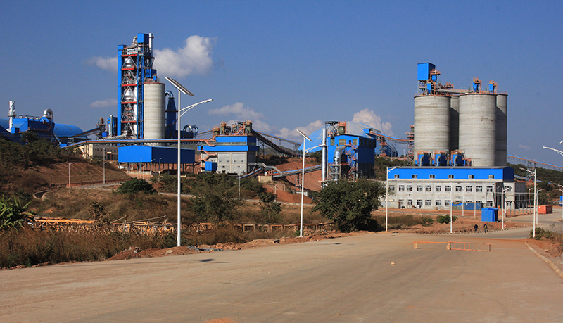 Cement plant of China national building material group .co, ltd in Zambia industrial park 