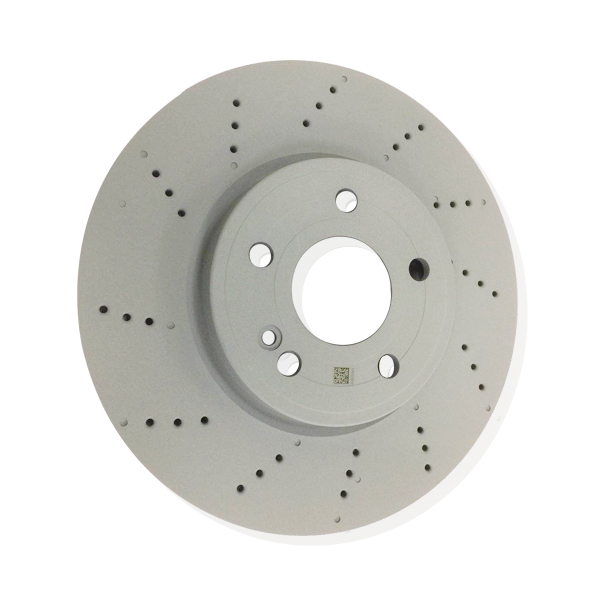 Perforated brake disc