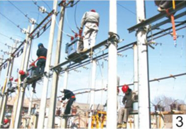 Construction site of Guangxi rural power grid construction and transformation project