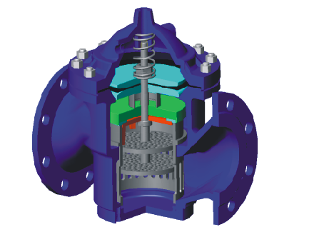 GL200M water control multi orifice pressure reducing valve