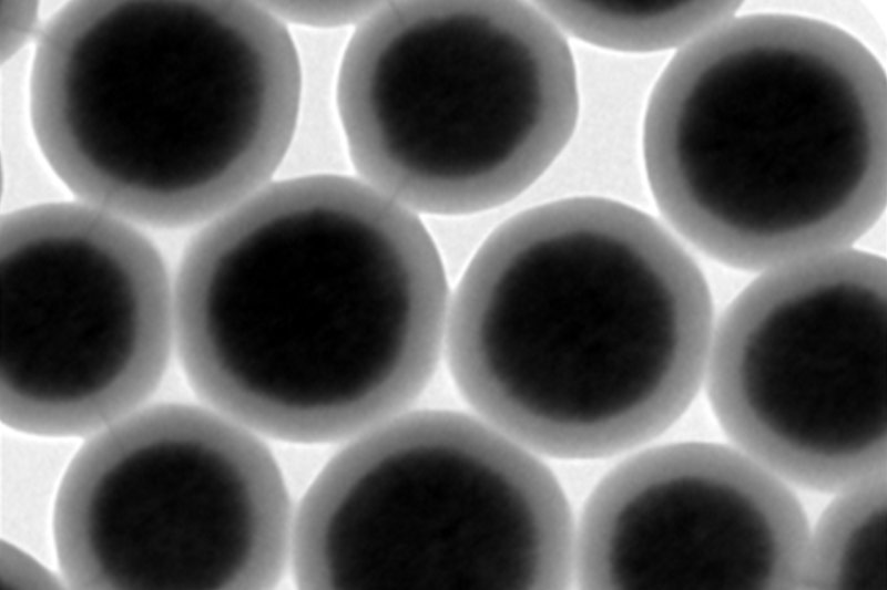 Magnetic silica microspheres