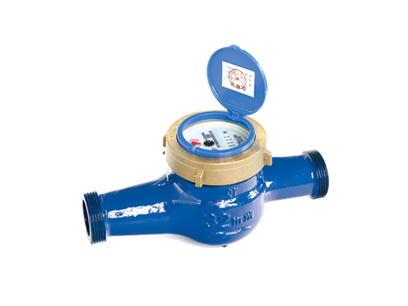 Rotary vane whee l wet-dial water meter