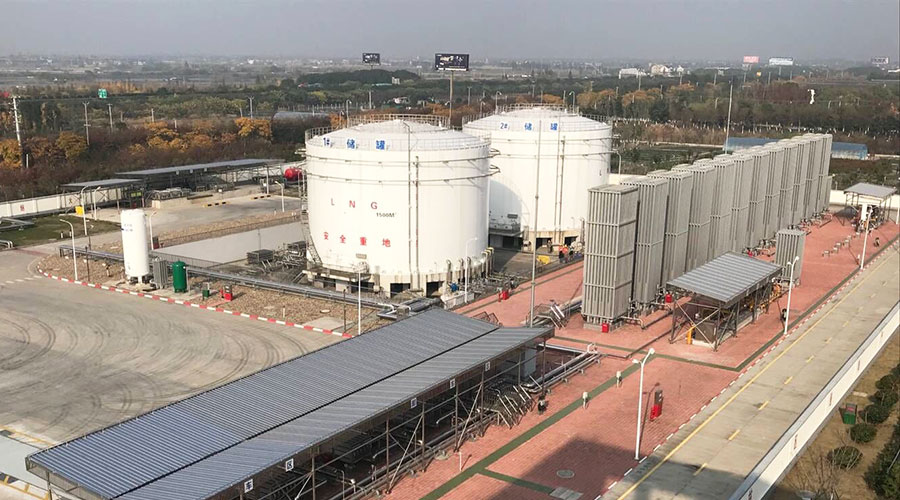 江蘇常熟市液化天然氣LNG儲罐場工程