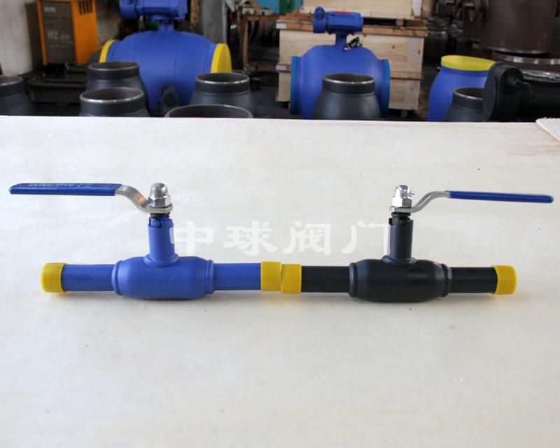 Handle type fully welded ball valve Q61F DN25