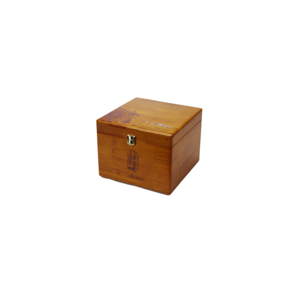 Solid wood desktop storage box