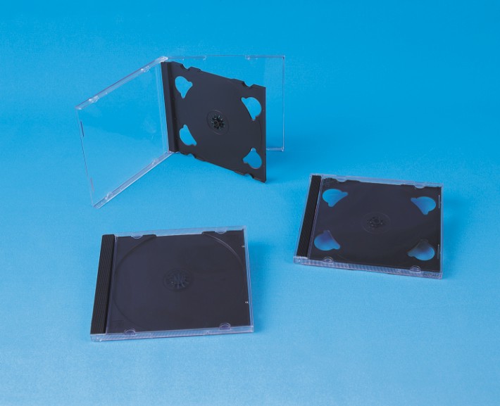 10.4MM CD CASE WITH BLACK TRAY SINGLE/DOUBLE/TRIPLE(YDD-021)
