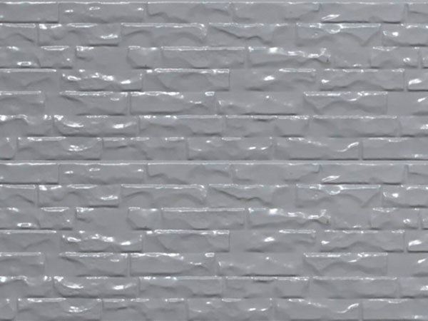 White gray hair blue small brick pattern (Z1-BHL)