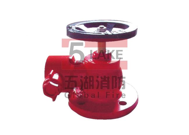 Right-angle flange fire hydrant