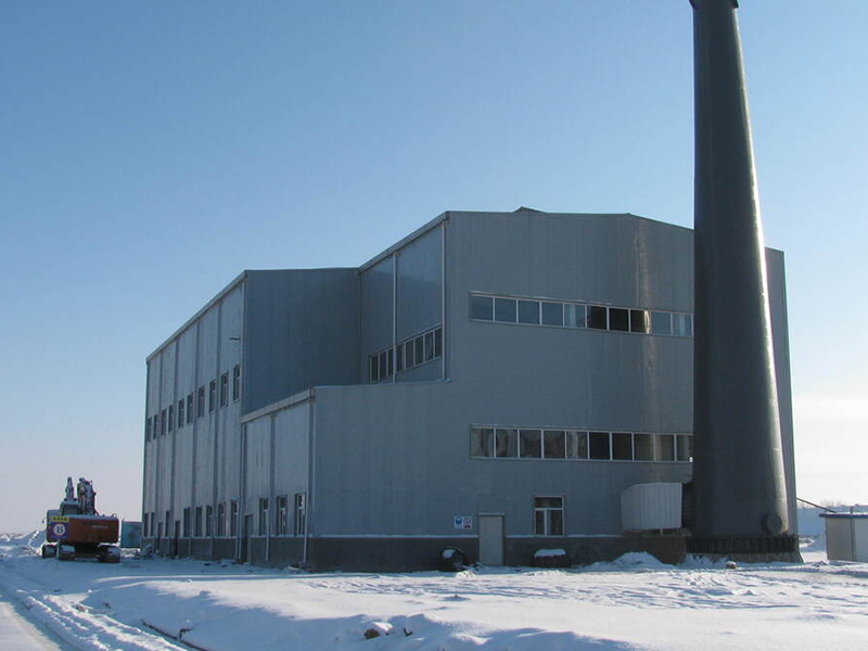 Lignite-fired power plant starts boiler site