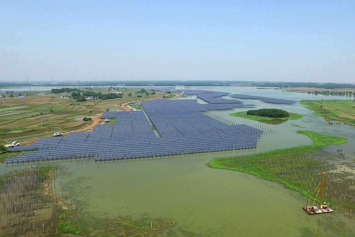 Central elétrica de pesca e complementação fotovoltaica de 40MW na China