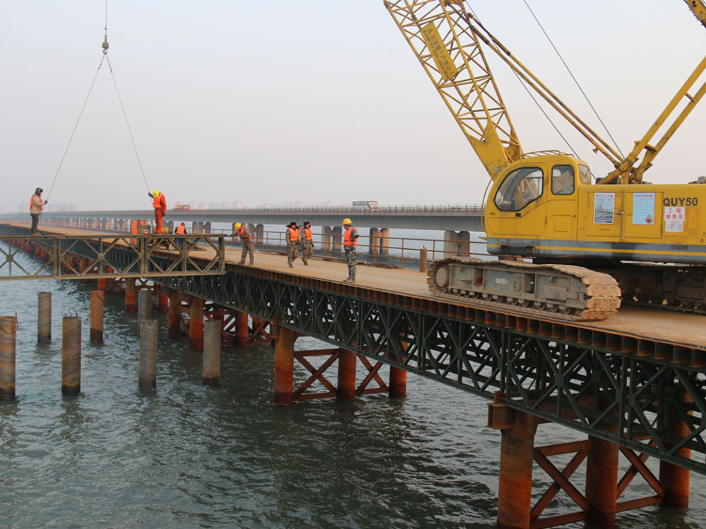 纱帽大道（马影河大道-103省道）建设项目钢栈桥专业分工项目