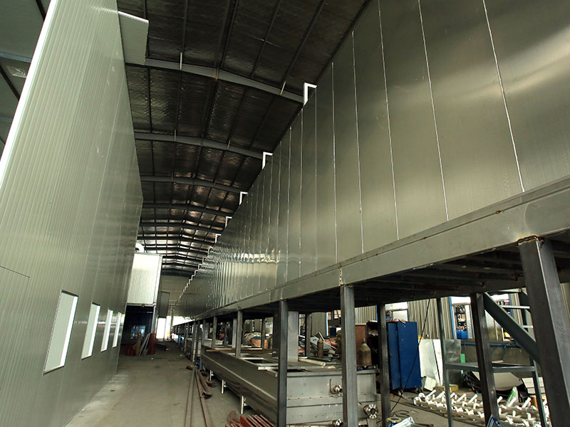 Powder coating Finished Line and Raw Materials Warehouse