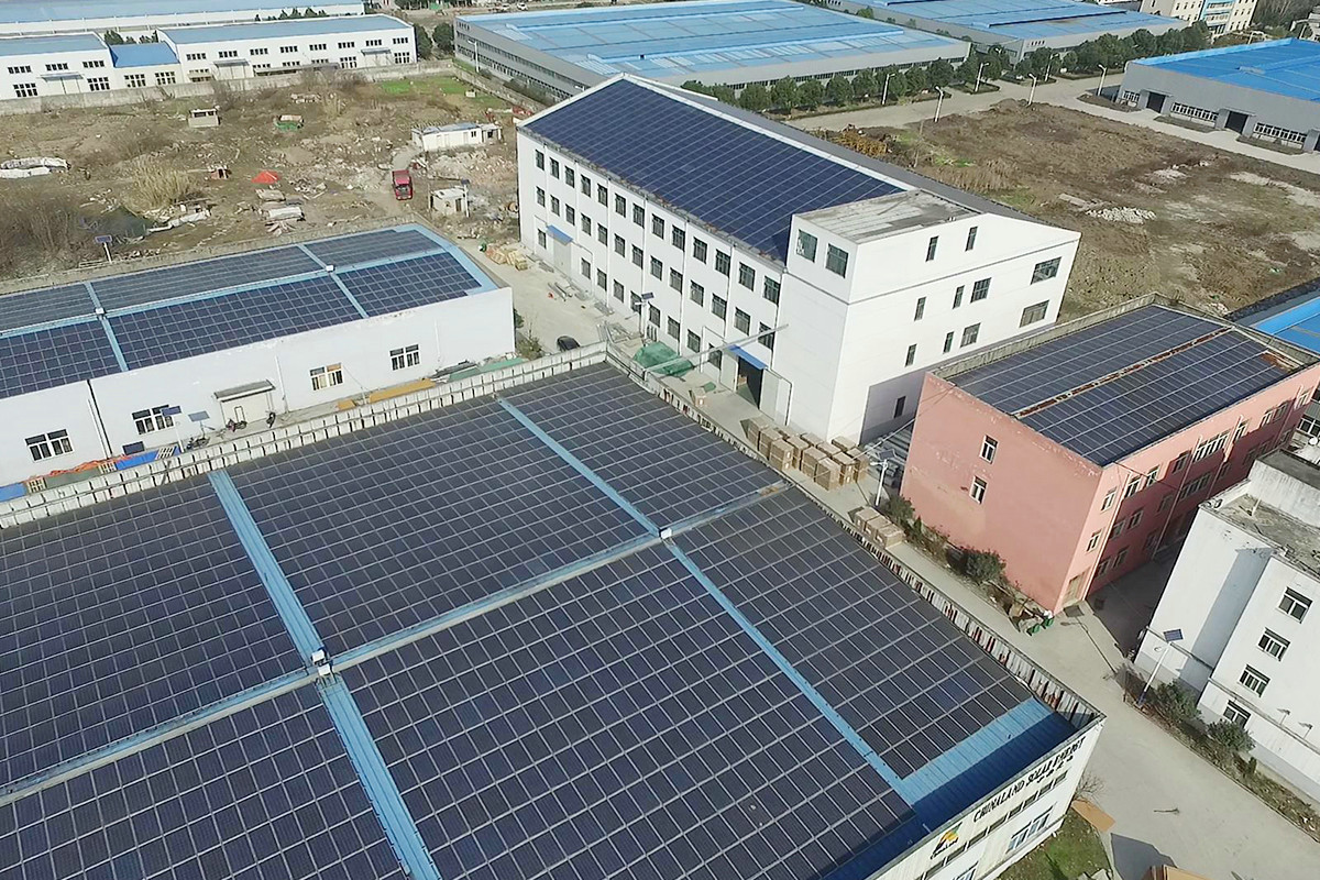 Projeto solar no telhado da indústria de 1.5MW