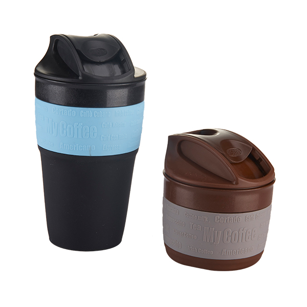 Silicone collapsible coffee cup