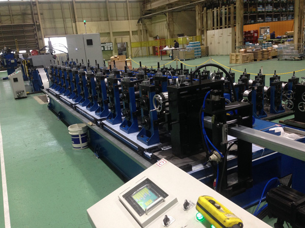 Flexible punching quick change forming line (exported to Japan)