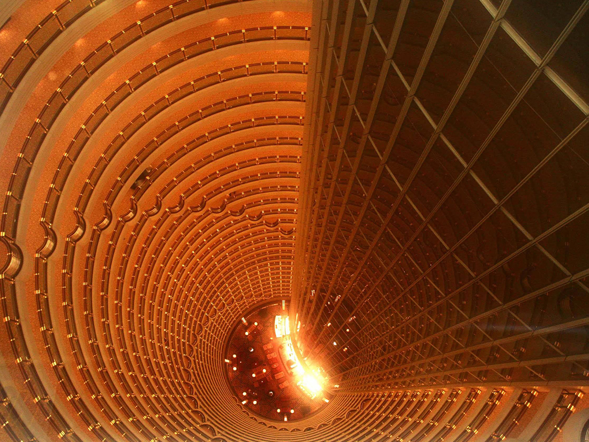 Interior of Shanghai Jinmao Building