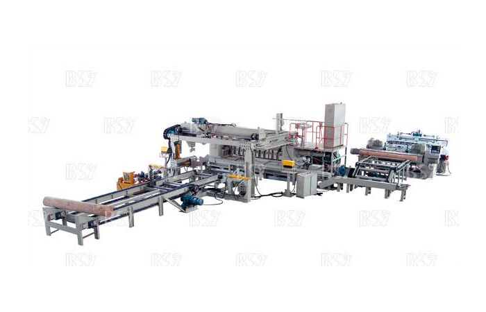 Numerical control hydraulic single card no axis rotary cutting production line