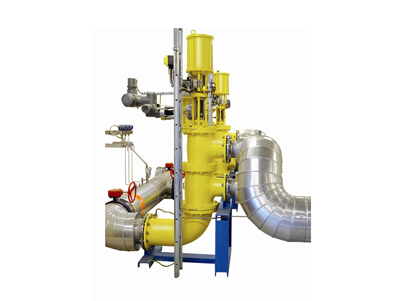 Gas mixing valve station