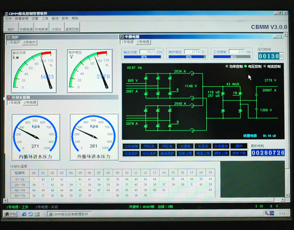 计算机熔化控制管理系统