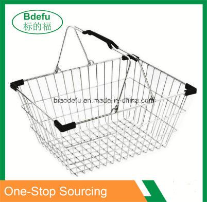 Wire Mesh Supermarket  Shopping Basket