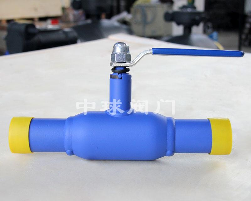 Handle type fully welded ball valve Q61F DN32