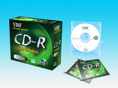 Ultra-thin boxed CD-R (green)