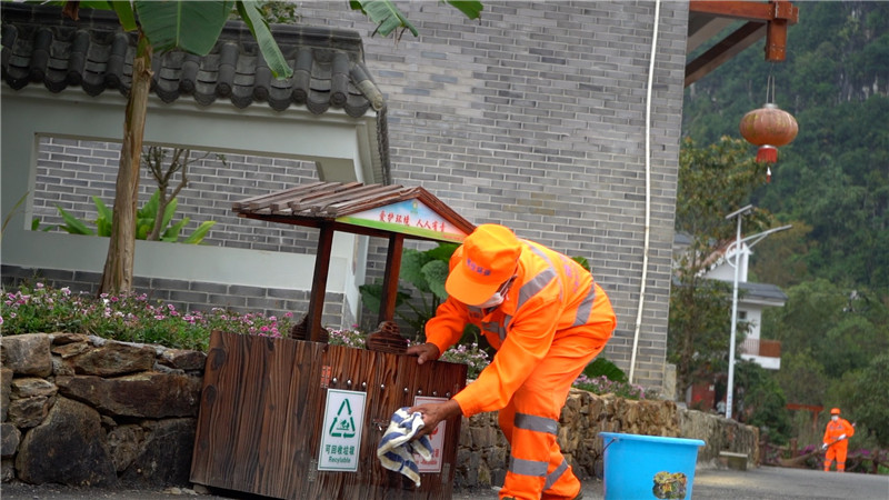 田阳：广西首个乡镇村屯保洁项目