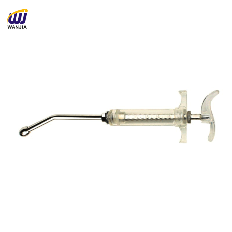 WJ209-2 Adjustable Plastic Steel Syringe For Delivering Drugs I Type（10/20/30/50ml Spiral Mouth )