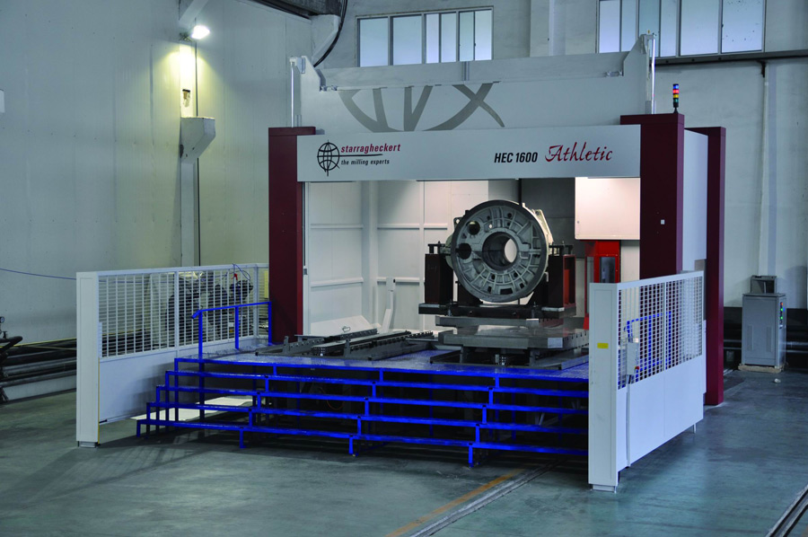 High-precision horizontal boring and milling machining center imported from Germany