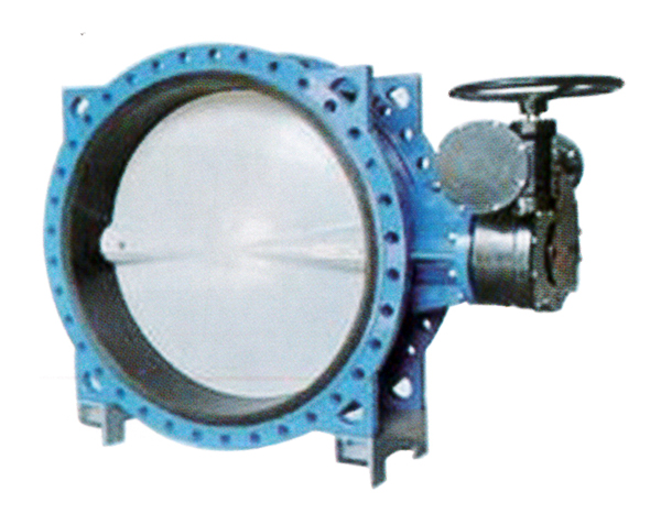 Large caliber electric butterfly valve