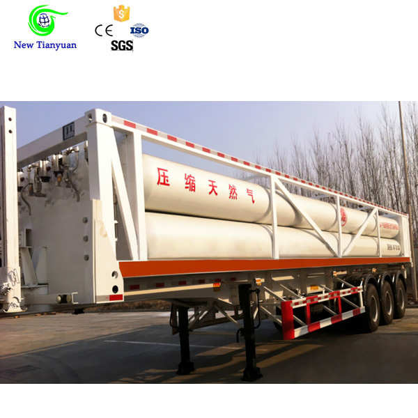 CNG Jumbo Tube Bound Semi-trailer for Natural Gas Transportation Trailer