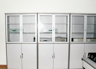 Panel structure instrument cabinet